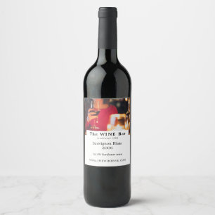 Wine Bar Scene, Wine Bar/Winery Wine Label