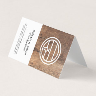 Wine Barrel   Wood Business Card