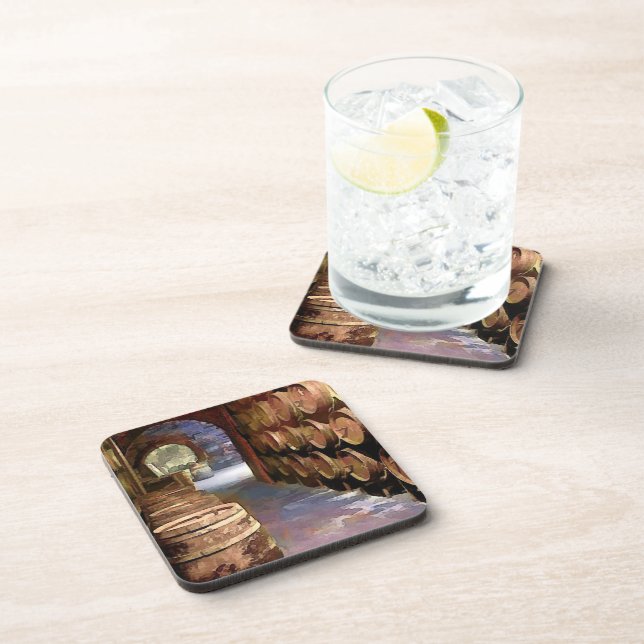 Wine Barrels in the Wine Cellar Coaster (Right Side)