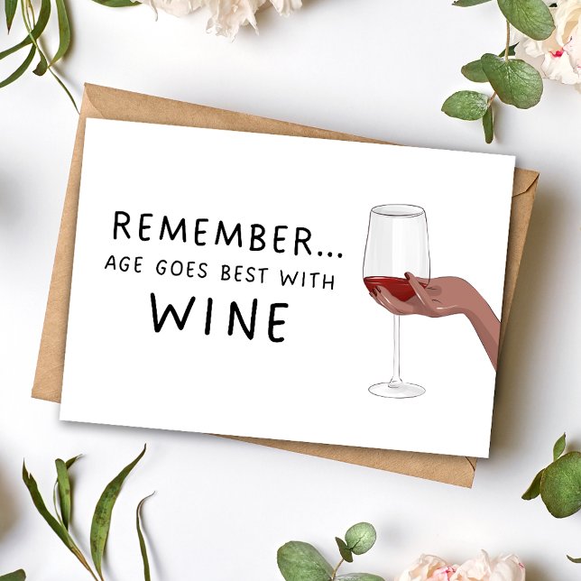 Wine Birthday Card (Creator Uploaded)