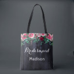 Wine Blush & Navy Wood Burgundy Wedding Monogram Tote Bag<br><div class="desc">Wine Blush & Navy Wood Burgundy Peony Watercolor Floral Rustic Farmhouse Wedding Monogram Tote Bags- With trendy brush script font! ~ Check my shop to see the entire wedding suite for this design!</div>