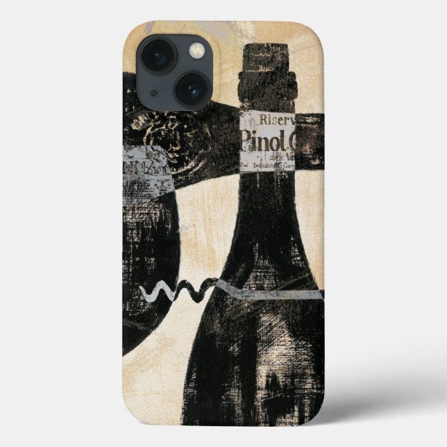 Wine Bottle and Glass Case-Mate iPhone Case (Back)