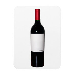Wine Bottle (Blank Label) Flexi Magnet