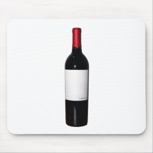 Wine Bottle (Blank Label) Mousepad