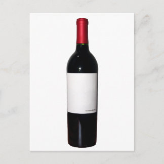 Wine Bottle (Blank Label) - Postcard