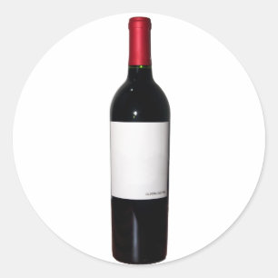 Wine Bottle (Blank Label) Stickers