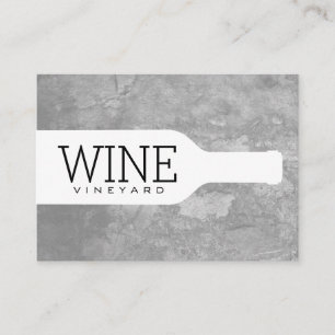 Wine Bottle Business Card