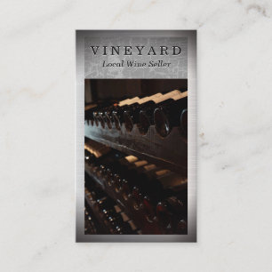 Wine Bottle Collection Business Card
