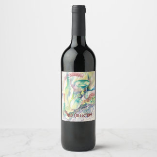  Wine Bottle Fine Arts Label Set