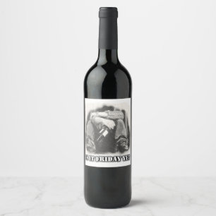 Wine Bottle Label (4" x 3.5")