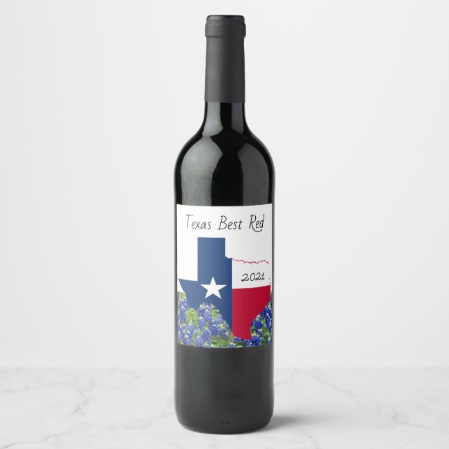 Wine bottle labels personalized (Front)