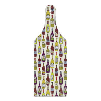 Wine Bottles Cutting Board