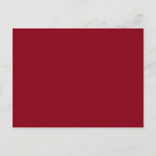 Wine Burgundy Dark Blood Red Colour Only Postcard