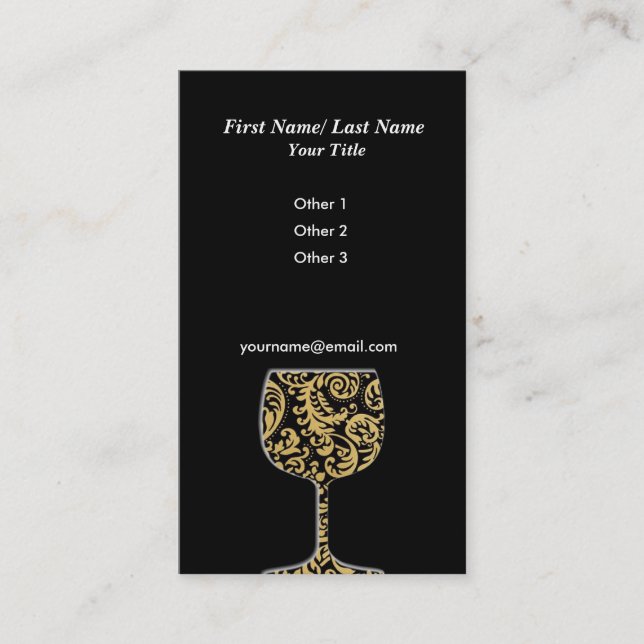Wine Business Card (Front)
