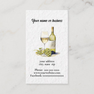 Wine Business Card