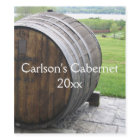Wine Cask Design Wine Label