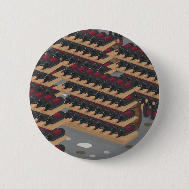 Wine Cellar 2 Inch Round Button (Front)