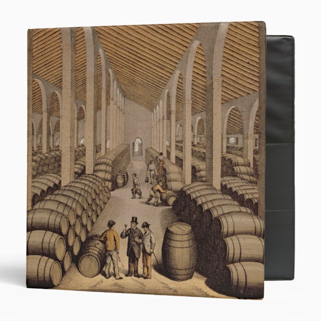Wine Cellar at Jerez de la Frontera Binder (Front/Inside)