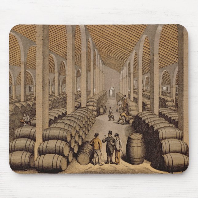 Wine Cellar at Jerez de la Frontera Mouse Pad (Front)