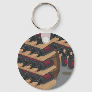 Wine Cellar Keychain
