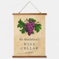 Wine Cellar Vintage Grapes Vineyard | Personalized