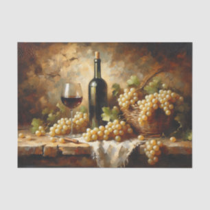 Wine Cellar Winery Grapes Still Life Decoupage Tissue Paper