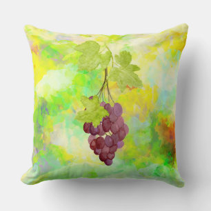 *~* Wine Cellar Winery Grapes Vineyard Wine Throw Pillow