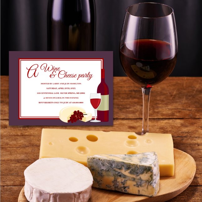 Wine & Cheese Party Invitations (Creator Uploaded)