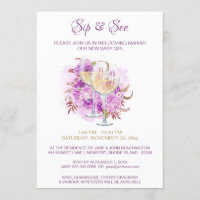 *~* Wine Cheese SIP AND SEE Shower Party