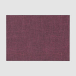 Wine Coloured Burlap Texture Tissue Paper