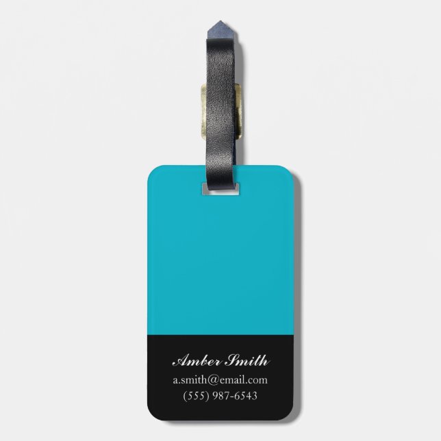 Wine Cooling 2010 Luggage Tag (Back Vertical)