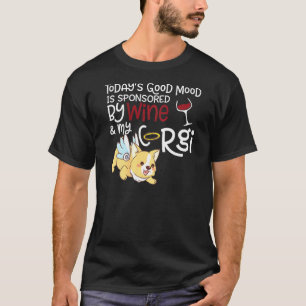 Wine Corgi Mom T-Shirt