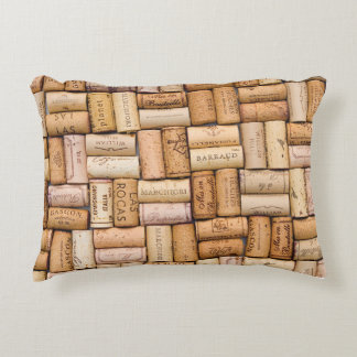 Wine Cork Decorative Pillow