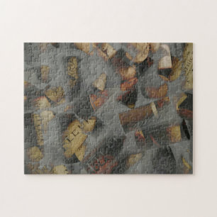 Wine cork jigsaw puzzle
