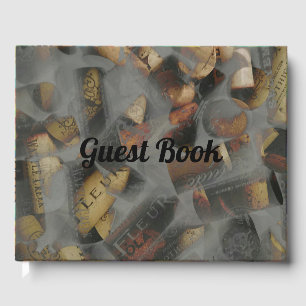 Wine Cork Medley Guest Book