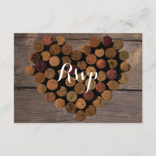 Wine Cork style#2 RSVP and Menu Card