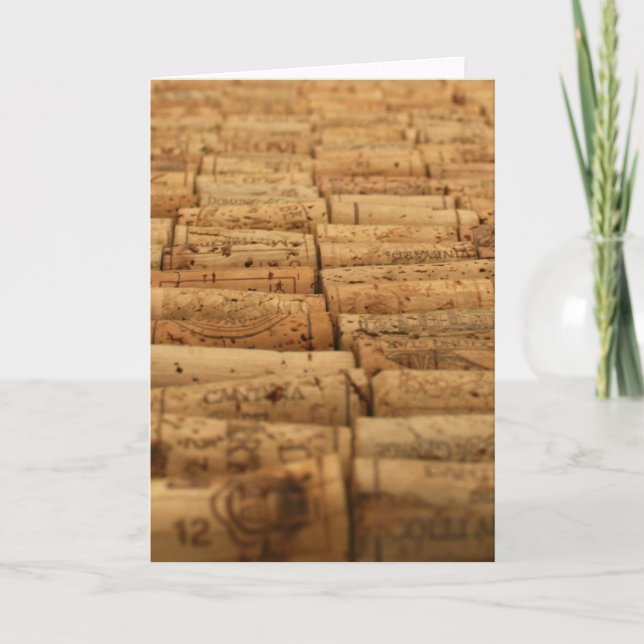 Wine Corks Card (Front)