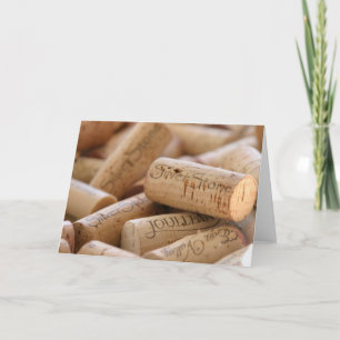 Wine Corks Card