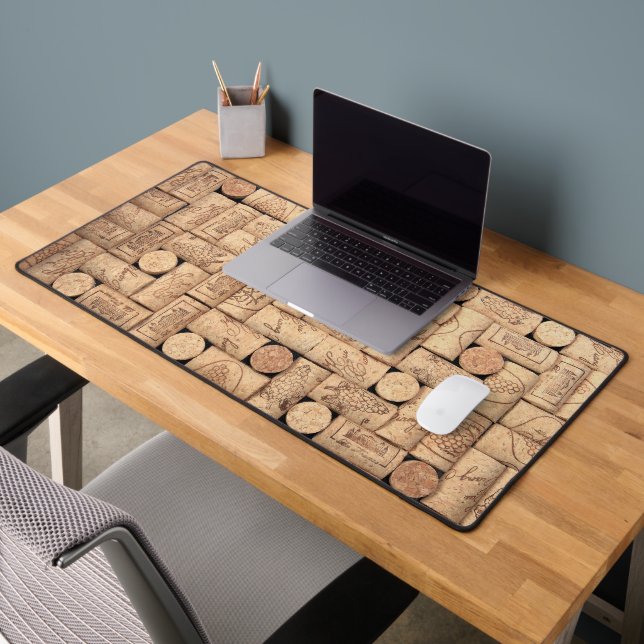Wine Corks Desk Mat (Office 2)