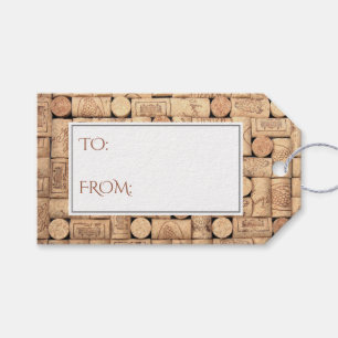 Wine Corks Gift Tags