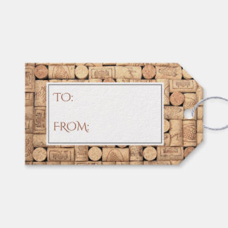 Wine Corks Gift Tags