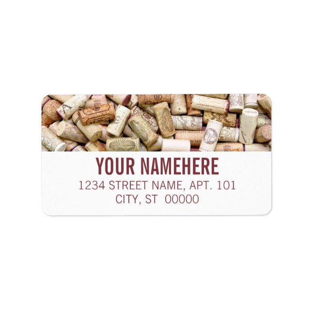 Wine Corks Label (Front)
