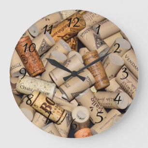 Wine Corks Large Clock