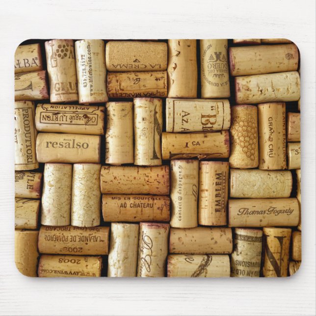 Wine Corks Mouse Pad (Front)