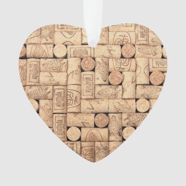 Wine Corks Ornament (Front)
