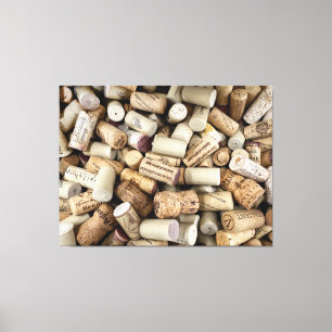 Wine Corks Photo Poster Canvas Print