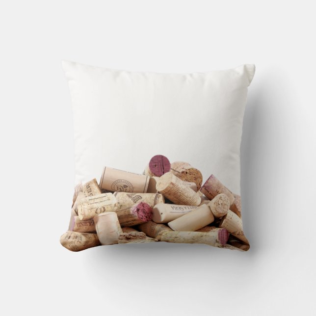 Wine Corks Pillow (Front)