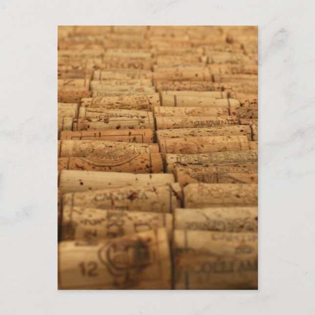 Wine Corks Postcard (Front)