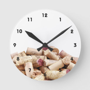 Wine Corks Wall Clock