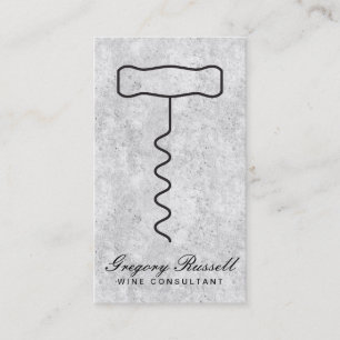 Wine   Corkscrews Business Card